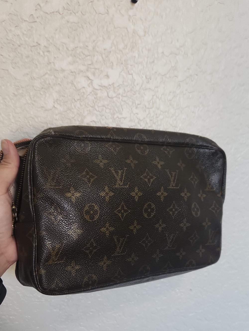 Project**Louis Vuitton Monogram Canvas Toiletry Pouch - Brown & Tan